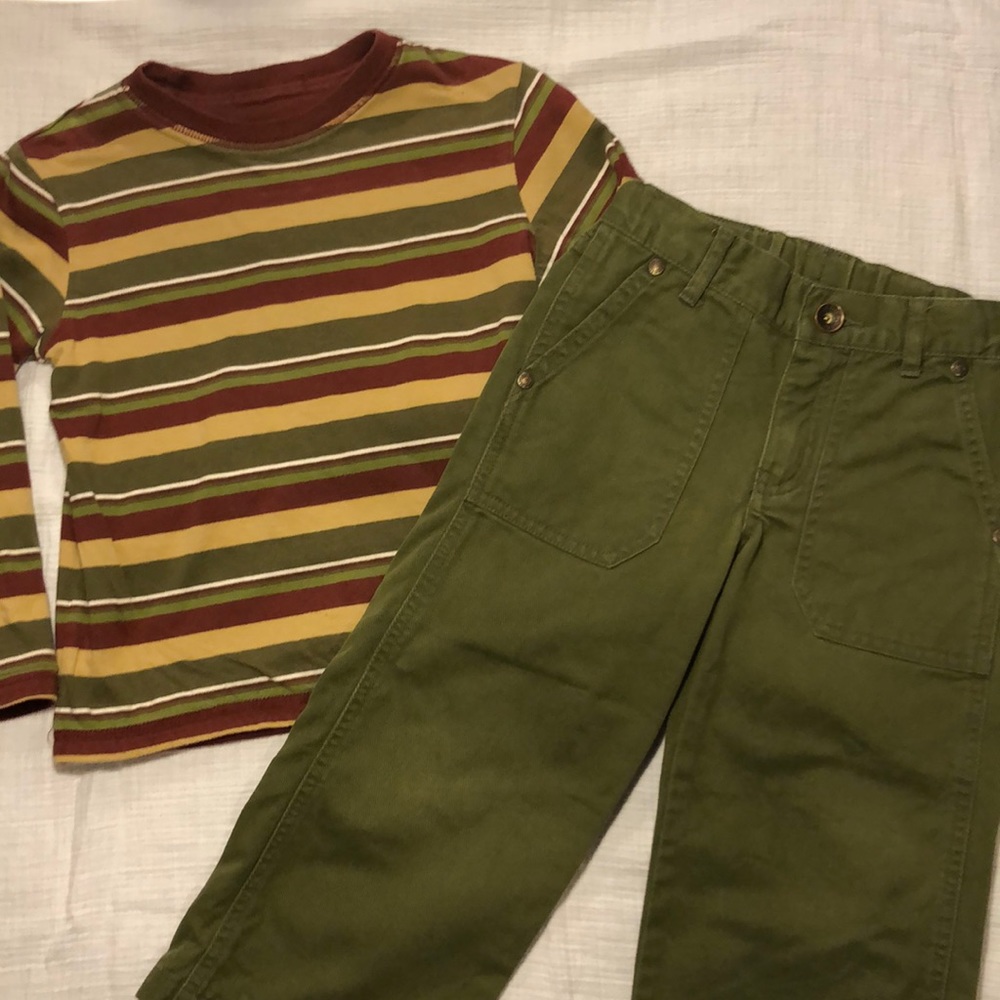 Janie and Jack shirt and pant set